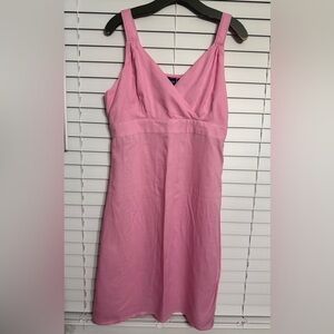 Basic Editions Pink Rayon dress 10 excellent condition
